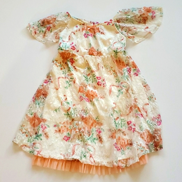 Disney Other - Disney D-Signed Girls M910-12) Floral Dress